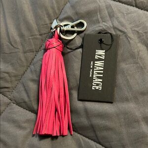 MZ Wallace braided tassel pink